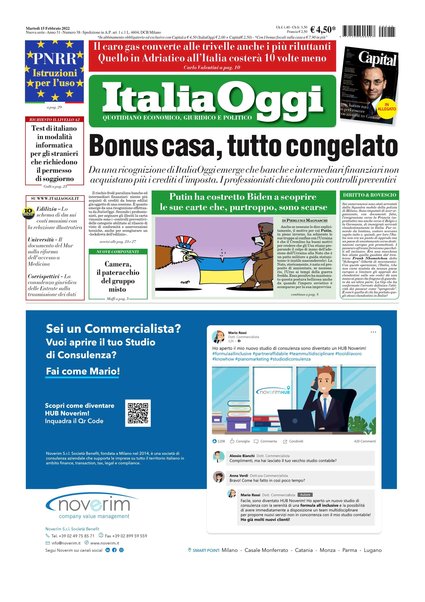 Italia oggi : quotidiano di economia finanza e politica